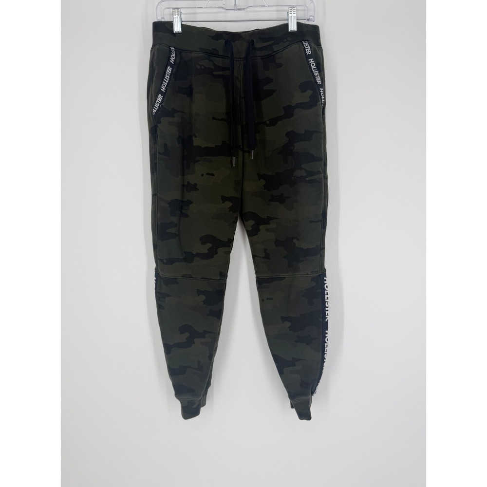 Hollister Mens Joggers Small Camo Streetwear Y2K Athleisure Comfort